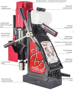 Machine à percer sur banc Hartly Tools CMM-100, diamètre de perçage maximal de 30 mm, 1,5 kW, 220 V, haute rigidité, facile à utiliser - Product Image 3