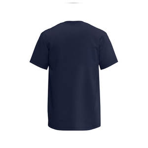 T-shirts pour hommes Next Level en tissu tri-mélange, col rond, manches courtes, coupe classique, décontractés, bleu marine - Product Image 2