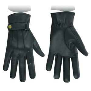 Guantes de Invierno para Viajeros, Protección Contra el Frío, Cuero Granulado, Ajuste Delgado, Pantalla Táctil, Elásticos, Duraderos, Absorben la Humedad, Larga Duración - Product Image 4