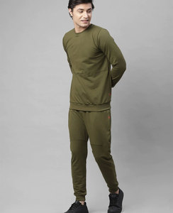 Venta al por mayor en blanco hombres Joggers trajes deportes chándales logotipo personalizado algodón transpirable Slim Fit hombres chándal conjuntos para hombres - Product Image 3