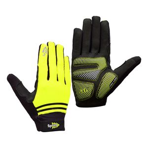 Guantes de Ciclismo Negros de Dedo Completo, Transpirables, Antideslizantes, con Gel en la Palma, para Ciclismo y Deportes al Aire Libre - Product Image 3