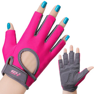 Gants de sport personnalisés pour la musculation, le cyclisme et la remise en forme, demi-gants antidérapants et imperméables pour femmes, à bas prix - Product Image 1