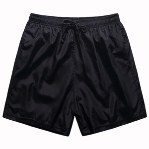 Men's Solid Navy Blue Quick Dry Polyester Casual Shorts Mid Rise Drawstring Closure Short Shorts - Product Image 2