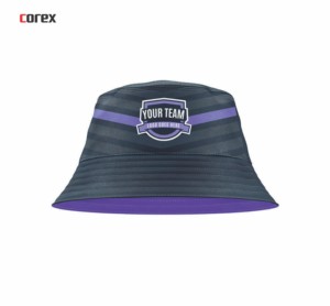 Custom <b>Bucket</b> <b>Hat</b> Polyester Mesh Unisex Outdoor Casual Spring Summer Adult Heat Transfer Printing Front Logo - Product Image 4