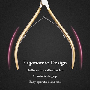 Coupe-cuticules professionnels en acier au carbone pour ongles épais, coupe-ongles durables pour manucure et pédicure - Product Image 4