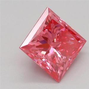 Diamante rosa de corte princesa de lujo, cultivado en laboratorio, certificado por IGI, diamante rosa suelto para anillo de compromiso personalizado de 1 a 5 quilates VVS VS VS2 - Product Image 2