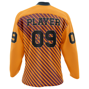Design Your Own Logo Ice Hockey Jersey High Quality Ice Hockey Jersey 100% Polyester Breathable Custom Made jersey - Product Image 4