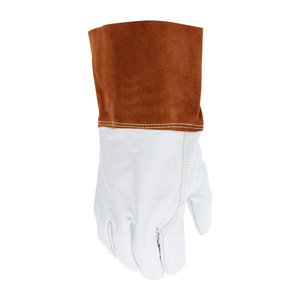 Guante de Bombero de Cuero Vacuno con Certificación CE, 11 oz, Forro de Aramida, Resistente a la Abrasión, para Soldadura TIG - Product Image 4