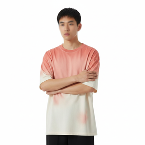 เสื้อยืดโอเวอร์ไซส์ผ้าฝ้าย 100% หนานุ่ม ระบายอากาศดี คอกลม ทรงหลวม สวมใส่สบายในฤดูร้อน สไตล์ลำลอง ล้างสีแบบแอซิดวอช พร้อมโลโก้แบบกำหนดเอง - Product Image 4