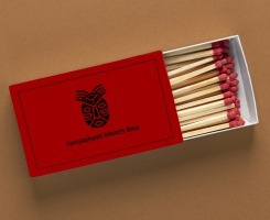 Allumettes de sécurité domestiques personnalisées à faible coût avec brûlure propre et stockage facile pour un effet de logo imprimé déclenchant le feu - Product Image 3