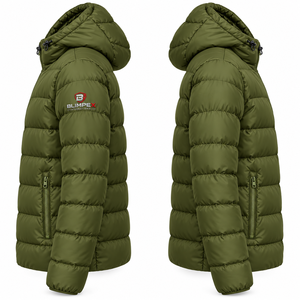 Chaqueta Acolchada Ligera con Capucha para Hombre, Personalizable OEM, Abrigo de Invierno Aislante y Plegable, Marca Privada, Directo de Fábrica, Blimpex INT - Product Image 2