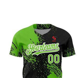 Solid Trader <b>Elite</b> Digital Printing Vibrant Colorway Full Button Classic Stripe Sports Uniforms Baseball Uniform - Product Image 4