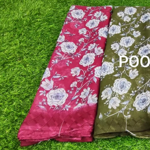 ชุดส่าหรีผ้าส่าหรีมีสไตล์เสื้อเบลาส์พิมพ์ลายทันสมัยส่าหรีสไตล์ชนเผ่าส่าหรี - Product Image 1