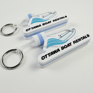 Porte-clés flottant en mousse EVA souple, personnalisé avec logo OEM, promotionnel, étanche, avec mousqueton, portable pour les sports nautiques et marins - Product Image 5