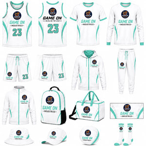 Top Selling Premium Durable Breathable Polyester Basketball Uniform Kit for Training Matches and Team Use - Product Image 5