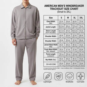 Ensemble de survêtement d'hiver pour homme de haute qualité avec poignets côtelés, personnalisable avec logo, respirant, séchage rapide, pour fitness, course à pied, gym et entraînement athlétique - Product Image 5