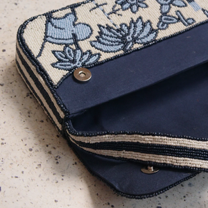 Sac à main de luxe bohème indien pour femme, fait main, brodé, écologique, avec boutons perlés, pochette et sac à bandoulière tendance - Product Image 4