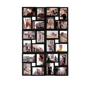 Modern <b>Black</b> Metal Vertical Photo <b>Frame</b> Rectangle Multi-Picture Display Wall Art Decor Photo <b>Frames</b> For Living Room - Product Image 2