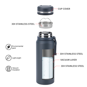 Borraccia Termica Iron Armor 750ML - Robusta Bottiglia d'Acqua in Acciaio Inox con Isolamento Sottovuoto per Esterni - Product Image 5