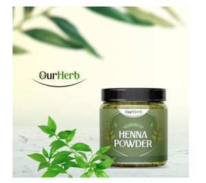 Poudre de Henné Pure et Naturelle (Lawsonia Inermis) Enrichie en Herbes Précieuses pour une Coloration Naturelle des Cheveux, Stimulateur de Croissance - Product Image 2