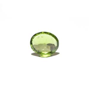 5.5 Ct Emerald Cut Peridot Loose Gemstone Faceted Oval for Fine Jewelry - Product Image 2
