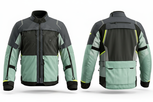 Performance Gear Textile Racing Motorbike Jacket Custom Polyester Whole Sale Abrasion Resistant Lightweight Motorbike Jackets - Product Image 3