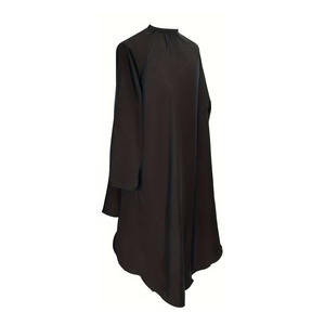 Cape de coiffure confortable 100 % nylon/polyester personnalisable à manches longues, anti-adhérente, pour barbier et salon de coiffure - Product Image 1