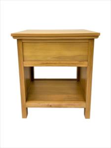 Mesita de Noche de Color Natural, Estilo Moderno, Madera de Pino de Nueva Zelanda, para Dormitorio, Sala de Estar o Apartamento, Fabricada en Ho Chi Minh City - Product Image 5