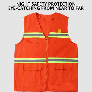 Nuevo Chaleco de Seguridad Reflectante de Alta Visibilidad con Logotipo Personalizado, Chaleco de Seguridad de Tela de Malla de Poliéster - Product Image 6