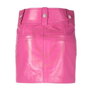 Minifalda de Cuero Casual para Mujer, Alta Calidad, Nuevo Estilo, Mejor Diseño, Precio al por Mayor, Falda de Cuero para Mujer - Product Image 3