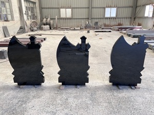 Pierres tombales roumaines en granit noir d'Afrique, croix celtique en granit, pierres tombales de cimetière sculptées à la main avec <span class=keywords><strong>gravure</strong></span>, <span class=keywords><strong>prix</strong></span> - Product Image 6