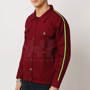 Top Selling OEM Service Men Jeans Jacket Wholesale Price Men Jeans Jacket 100% Cotton Men Jeans Jacket - Product Image 5