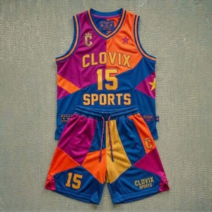 Meilleure Vente Ensemble d'Uniformes de Basketball de Qualité Supérieure Design par Sublimation Léger et Anti-Transpiration - Product Image 1