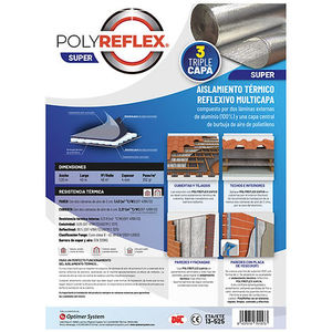 POLYREFLEX SUPER (1,20 x 15 m) | Isolamento Termico per Pareti e Facciate, Tetti - Product Image 1