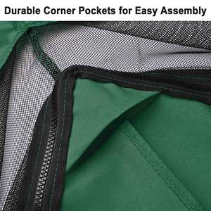 Version améliorée 07TOP002-10T-G04.V1 10x10 ft Canopy Top Remplacement pour Gazebo & Pergola - Product Image 3