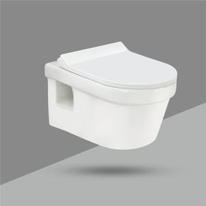 Inodoro suspendido exclusivo Eden de cerámica sin borde con descarga por gravedad, salida P, alargado, para baño - Product Image 4