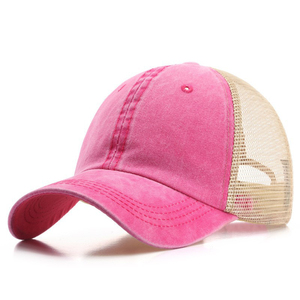 Hot Sale High Quality Outdoor Mesh Caps Summer Breathable Custom Mesh Cap Trucker <b>Hat</b> for Women - Product Image 6