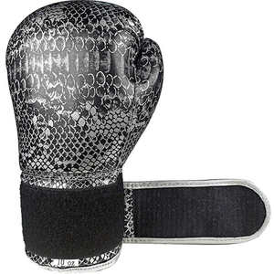 Guantes de Boxeo de Cuero con Logotipo Personalizado de Alta Calidad, Guantes Profesionales para Adultos con Estampado, 14 oz, Antideslizantes, con Cordones para la Muñeca, para Uso en el Gimnasio - Product Image 6