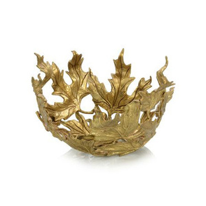 Frutero Decorativo de Aluminio Hecho a Mano al por Mayor, Centro de Mesa Metálico de Forma Orgánica Irregular Moderna, Decoración de Lujo para el Hogar - Product Image 1