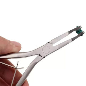 Meilleures pinces manuelles pour enlever les couronnes dentaires, finition mate, instrument d'extraction orthodontique, pour le retrait de couronnes et bridges, par Grip Surgical - Product Image 2