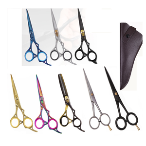 Tijeras de Peluquería Profesionales Super Cut de Acero Inoxidable Plateado para Diestros, 32 Dientes, Juego de Herramientas para Alisar el Cabello en Salón de Belleza - Product Image 1