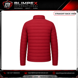 Hot Selling Latest Design <b>Lightweight</b> Winter <b>Casual</b> Men Puffer <b>Jacket</b> with Zipper Stand Collar Customized Color - Product Image 5