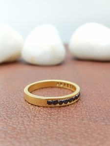 Bague de fiançailles minimaliste en or massif 18 carats avec diamants, sertie en canal, tendance, pour femme, certifiée IGI, pour mariage et usage quotidien, haute joaillerie - Product Image 3