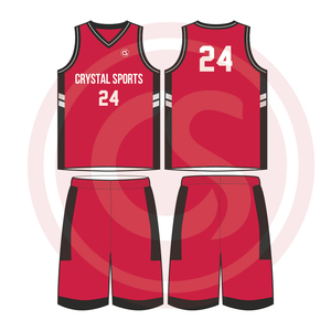 Ensemble d'uniformes de basketball légers Crystal Sports – Maillot sans manches et short personnalisables pour entraînement et matchs d'équipe - Product Image 4