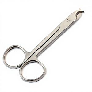 Tijeras profesionales de acero inoxidable para cortar uñas de gatos, rectas, reutilizables para gatos y animales pequeños. - Product Image 1