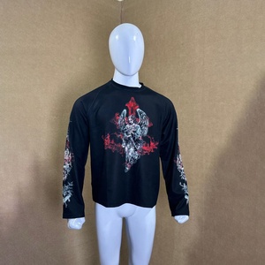 Haut de gamme : T-shirt de combat MMA à manches longues pour homme, imprimé thermiquement, respirant, séchage rapide, extensible - Product Image 1