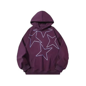 Sweat-shirts à capuche zippés brodés pour hommes, 100 % coton, coupe oversize, respirants, décontractés, haute qualité, pas chers, collection automne, vente en gros OEM - Product Image 5