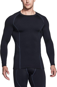 Haut de compression à manches longues haute performance |   Vêtements de sport de base pour athlètes |   Fournisseur d'usine OEM ODM |   UPF50+ Anti-bactérien - Product Image 4
