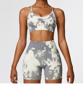 Custom Wholesale Fitness Clothes For Gym Wear Women Sets <b>Yoga</b> <b>Jackets</b> Workout Leggings Sports Bra Top Sportswear Sets - Product Image 4