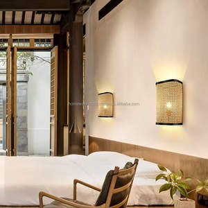 Pantalla de pared de ratán natural hecha a mano para decoración de dormitorio y Hotel, proveedor al por mayor, regalo sostenible listo de Vietnam - Product Image 6